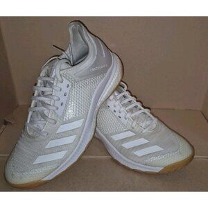 Adidas Crazyflight X 3 Boost Volleyball Shoe White D97831 Women's Size 8 EUC